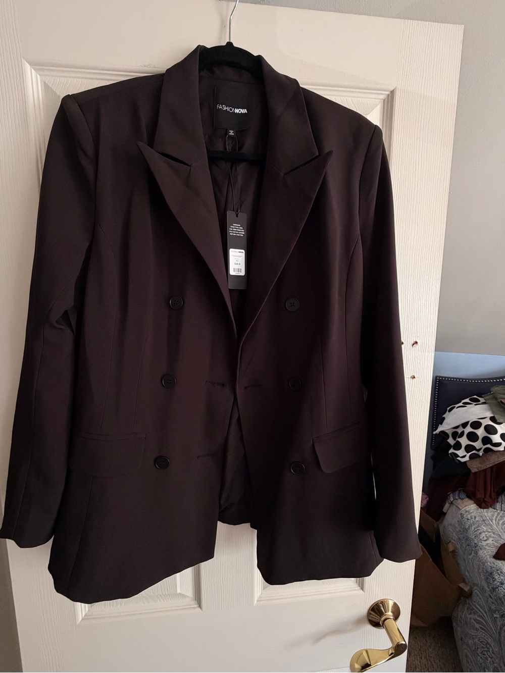 Fashion Nova Women's Black Blazer